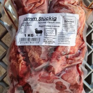 BARF Lammfleisch Stücke 1000g