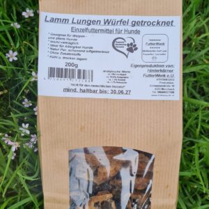 Lamm Lungen Würfel getrocknet 200g