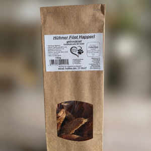 Hühner Filet Happerl getrocknet 150g